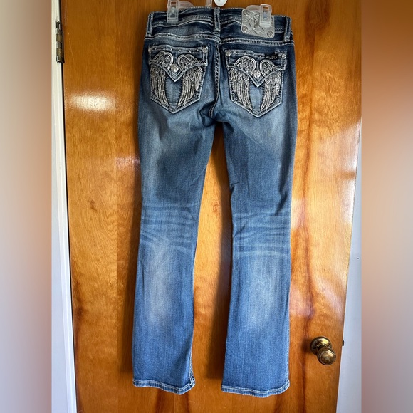 Women’s Miss Me Signature Bootcut Winged Pocket Stretch Jean Size 25. - Picture 2 of 6